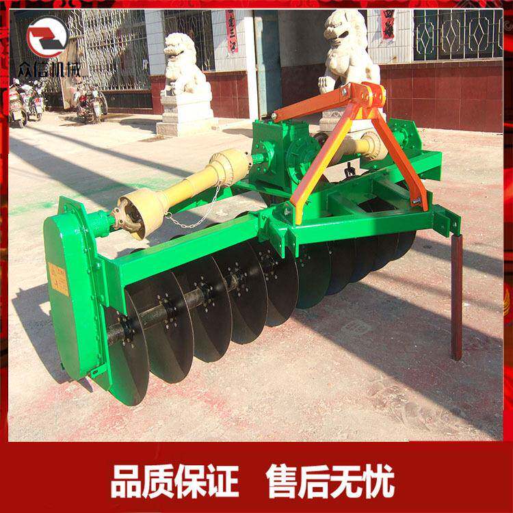 农用机械耕地犁圆盘犁加重方梁圆梁单双侧传动农田耕种
