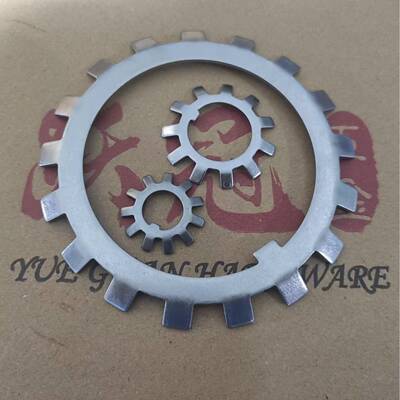 304不锈钢DIN5406M180M190M200圆螺母防松垫片多齿垫圈MB