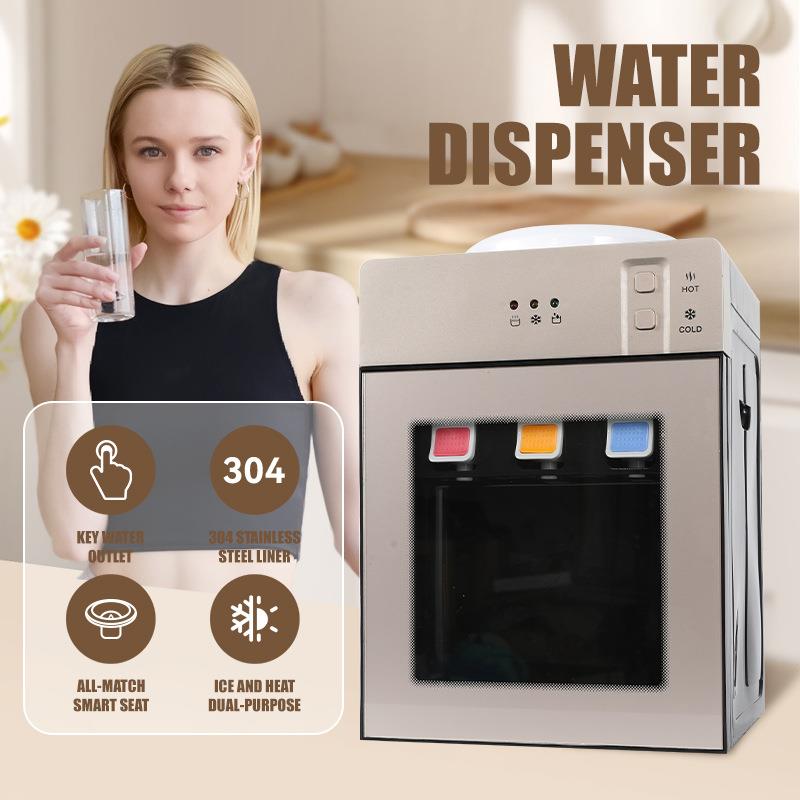 台式饮水机冷热制冷制热饮水机三出口外贸饮水机小型非迷你制冷机
