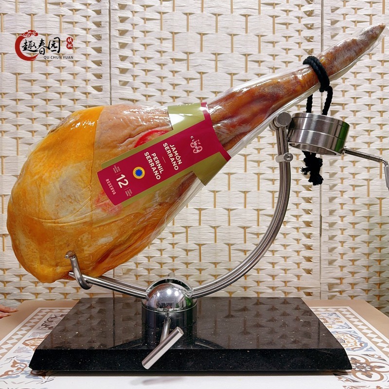 西班牙塞拉诺火腿后腿JAMON风干即食赛拉诺整腿哈蒙7-8kg即食生吃