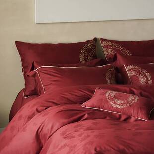 高档新中式 用陪嫁备婚床品 A类母婴级120支长绒棉婚庆四件套四季