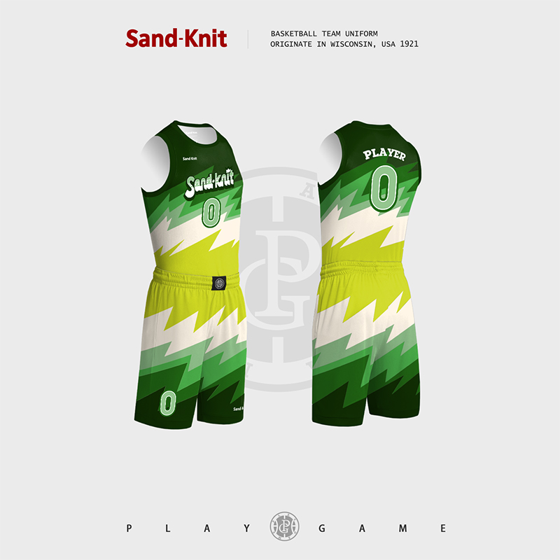 绚丽拼接颜色篮球服套装男定制比赛队服大学生美式背心训练服球衣