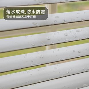 上海窗帘定制 升降帘办公室书房遮光 实木百叶窗帘拉珠式 遮阳新款