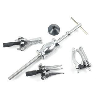 5件套三爪拉马轴承取出器拆卸工具内外轴承滑锤拉马拉拨器-XC9060