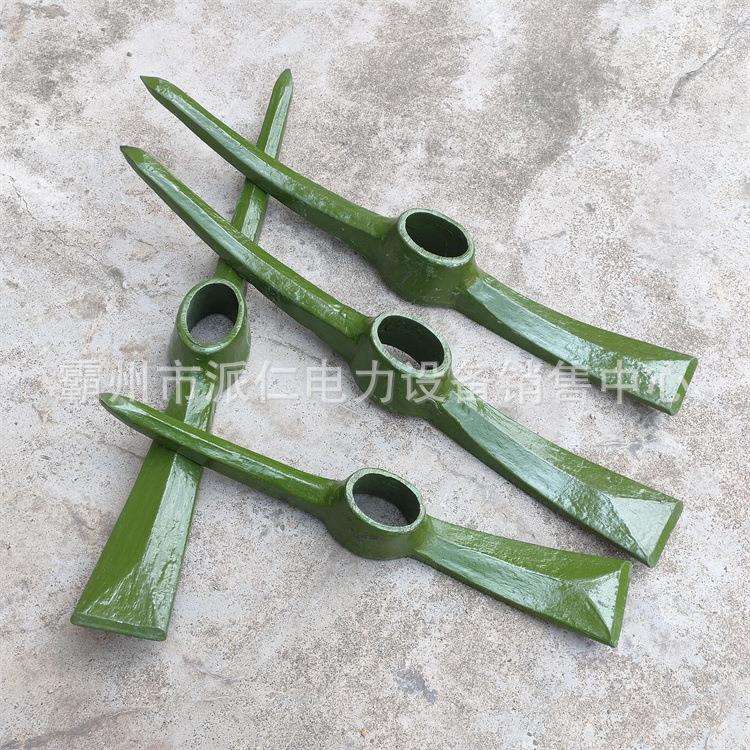 洋镐户外抢险防汛十字镐铁镐木柄鹤嘴镐挖笋开荒挖树桩锰钢镐