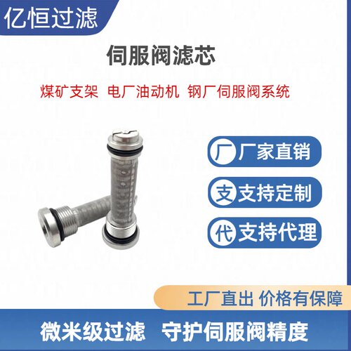 电液伺服阀滤芯微型过滤器配件