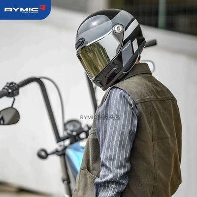 RYMIC复古安全帽摩托车联名头盔