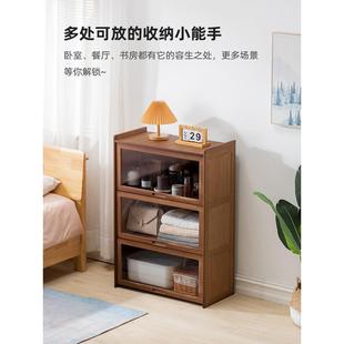 专用储物柜简易衣橱出租房用实木小型收纳柜 衣柜家用卧室放被子