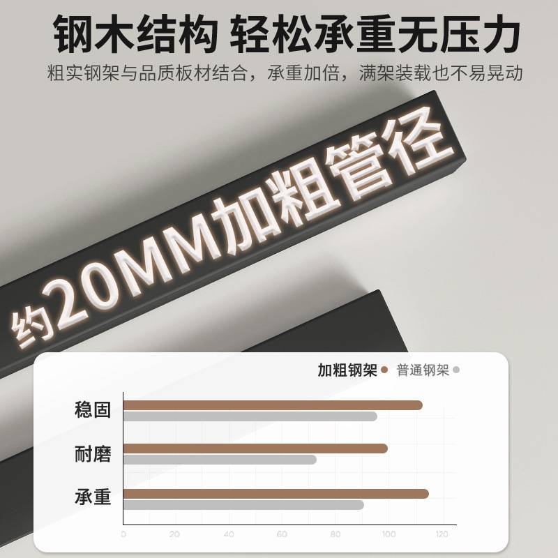 柜子储物柜落地客厅置物柜大容量收纳架沙发旁多层建议书柜矮书架