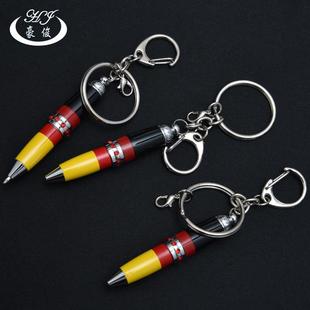 情侣款套装不锈钢中性笔礼品黑色金属旋转圆珠笔商务广告签字铜杆