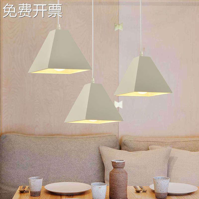 loft美式工业风复古餐厅吊灯 铁艺小吊灯 单头奶茶店吧台吊灯