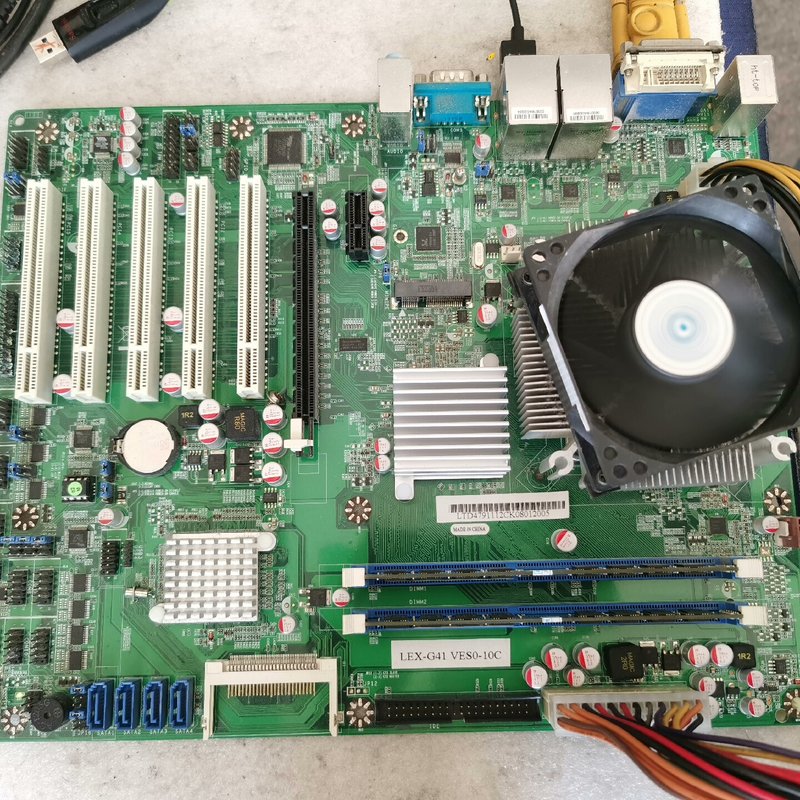 议价LEX-G41 VES0-10C带CPU工控机主板