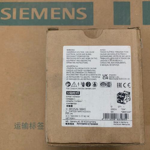 议价接触器 3RT2526-1BB40 正品 库