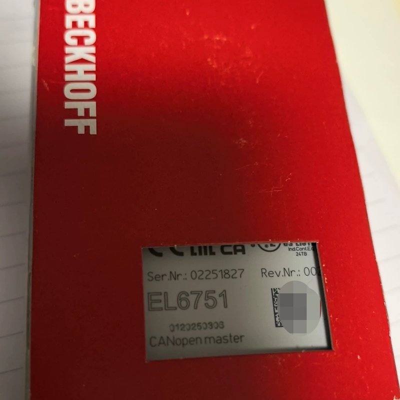 议价倍福模块EL6751,正品,CANopen mast