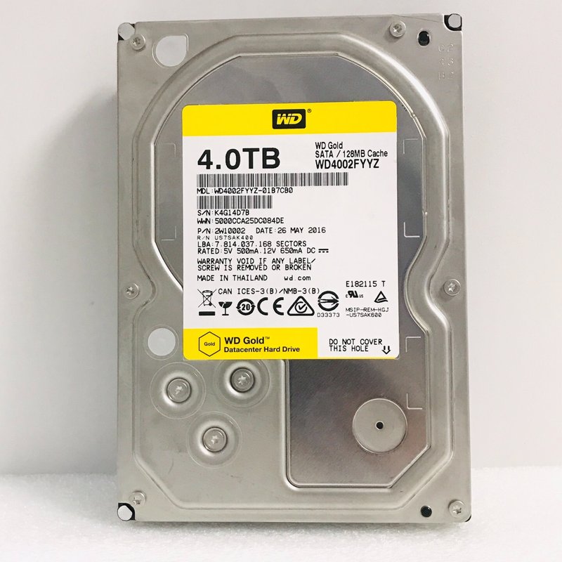 议价WD/数据 WD4002FYYZ。4TB企业级硬720
