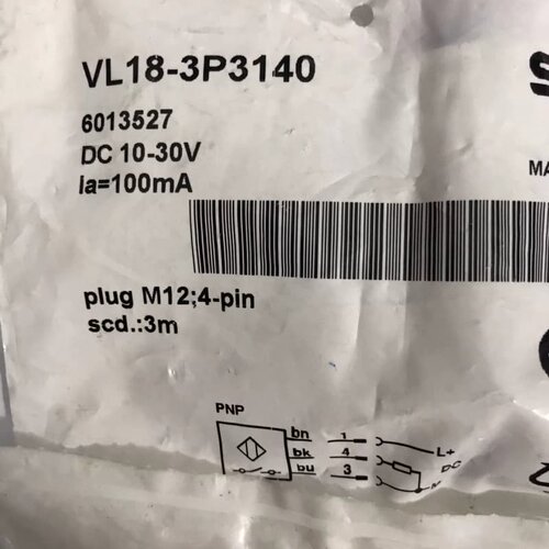 议价 传感器 VL18-3P3140产品号：6013527