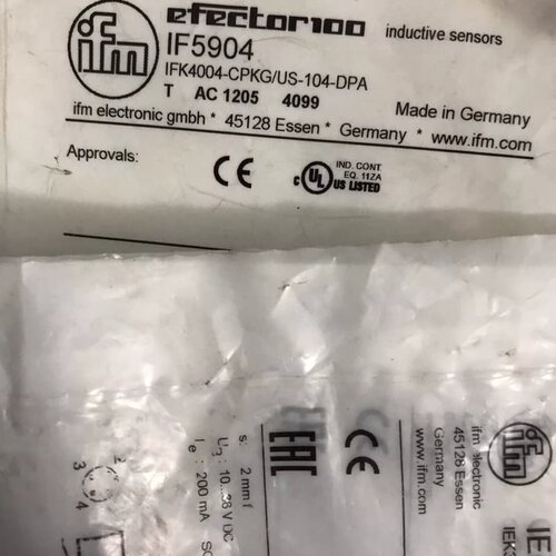 议价 IFM易福门IF5904光电开关传感器德国，库存
