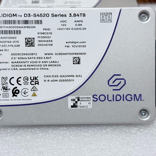 议价Solidigm D3-S4520 3.84TB 2.5寸S