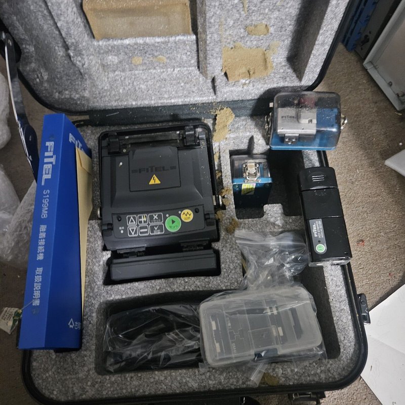 议价古河fitel s199m8带状光纤熔接机，有边马达有问题，