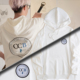 CCB卫衣连帽卫衣徽章校服风格 轻薄圆领300g踩踩背电棍OTTO男女