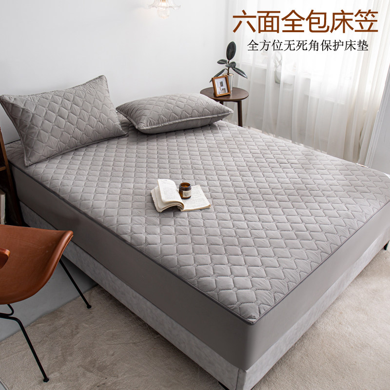 防水六面全包床笠2023新款床单席梦思床垫被保护床套防.滑床罩防