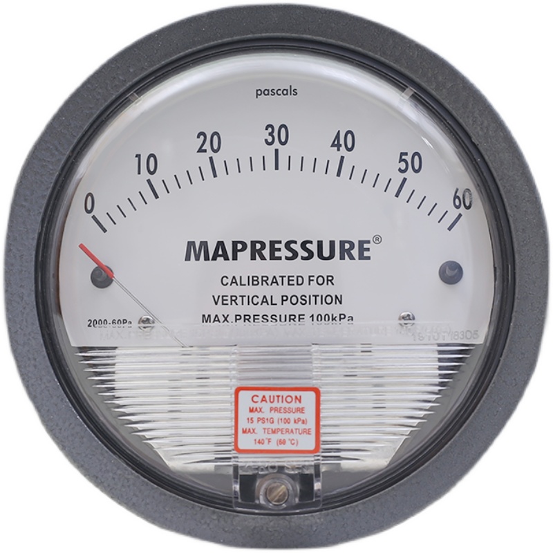 天恩2000型微差压表空调风压计洁净室负压表养殖用压差表0Z-60pa