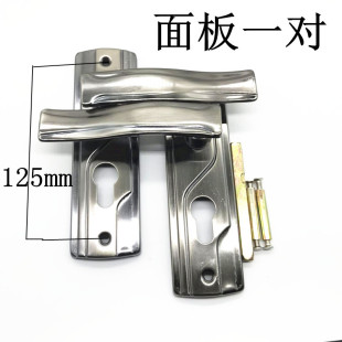 铁皮门锁家用125mm孔距老式 小50锁钢J木门卧室房间室内门锁具配件