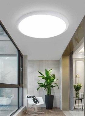 遥控款圆形LEDk护眼吸顶灯三色变光卧室客厅阳台儿童房智能控制灯