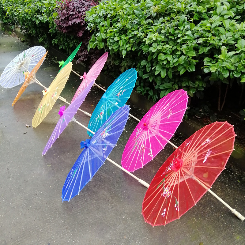 广场舞蹈伞演出道具伞透明绢纱伞结实实木L杆跳舞伞工艺油纸伞包,家居饰品,工艺伞,淘宝优惠券,粉丝福利购,淘宝优惠卷