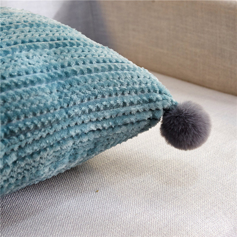 蓝色抱枕被子两用纯色汽车靠背沙发靠垫办K公室午休被水晶绒加厚,居家布艺,抱枕被,淘宝优惠券,粉丝福利购,淘宝优惠卷