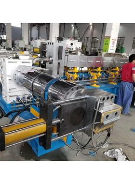 机械直销双-单螺杆子母型造粒机，PVC，PP，PE碳黑填充造粒