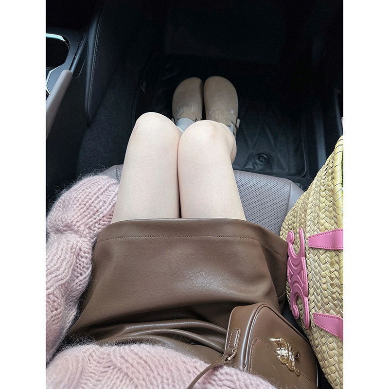 现货法式粉色马海毛长袖套头毛衣针织衫女秋冬软糯慵懒风上衣加厚