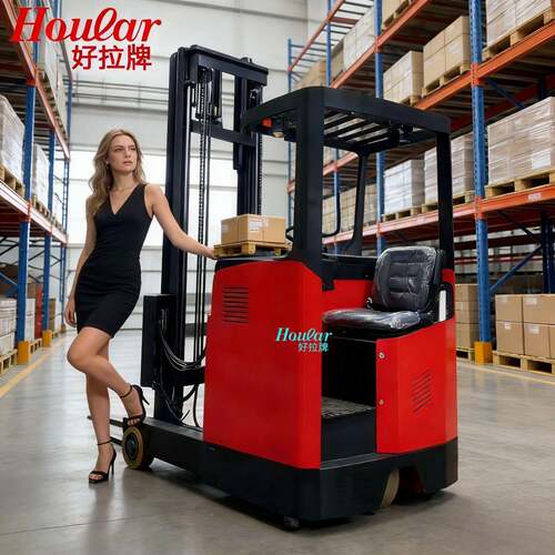HULAR全电吨动堆高车1.5站驾前移式驾电动叉车OCQ164D15座式堆垛