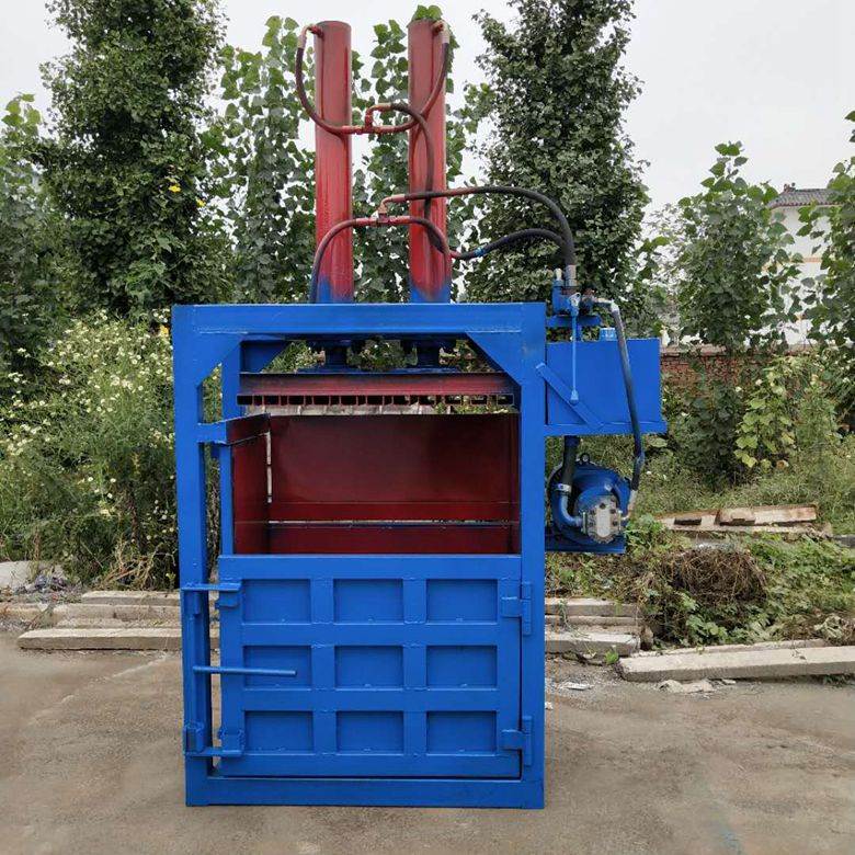 废金属不锈钢液压打包机 大型立式吨包袋棉被硬纸板打包机 世久