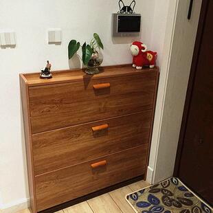 超薄翻斗鞋柜现代简约中式收纳鞋架大容量17cm家用门口玄关门厅柜