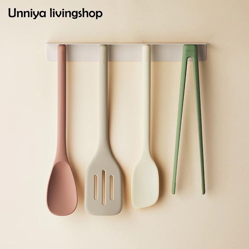 现货韩国modori锅铲进口硅胶锅铲磁吸硅胶铲子吸铁式炒勺煎铲夹子