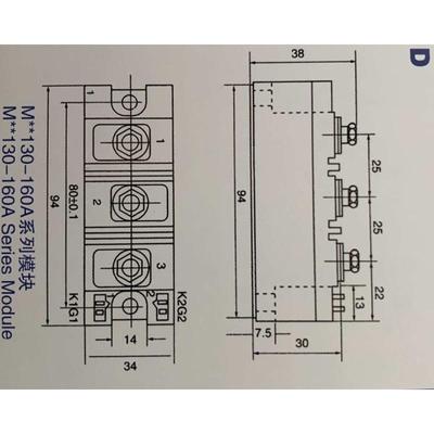 可控硅模块MTC160A1600V MTC160A MTC160A-16
