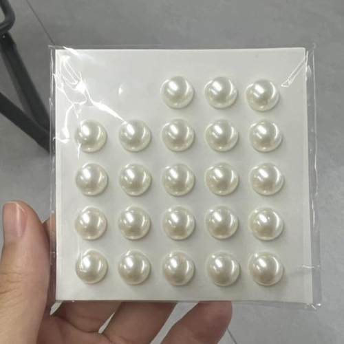 七号美妆珍珠贴珍珠耳钉贴珍珠贴纸珍珠装饰耳贴无耳洞耳环珍珠