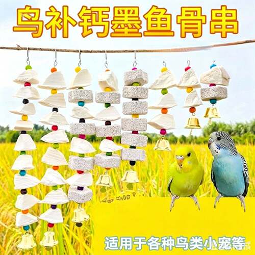 墨鱼骨玄凤虎皮牡丹专用补钙磨牙