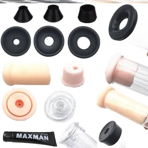 负压锻炼硅胶套拉伸器配件密封圈小号4.8至5.5厘米瓶口用真空皮碗