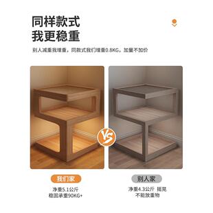 实木边几沙发边柜客厅小茶几简约小桌子方桌卧室家用床头柜置物架