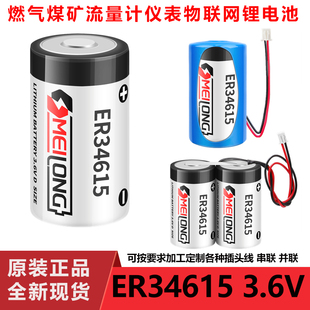 OMEILONG ER34615燃气煤矿流量计仪表3.6V智能专用锂电池物联网