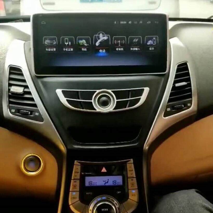 适用现代朗动安卓智能导航4G上网10.25寸声控高德八核dsp carplay