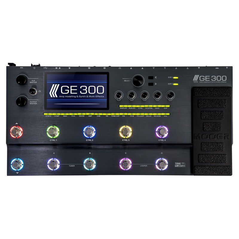 MOOER魔耳GE150/200/250/300电吉他综合效果器IR采样鼓机GE1000LI