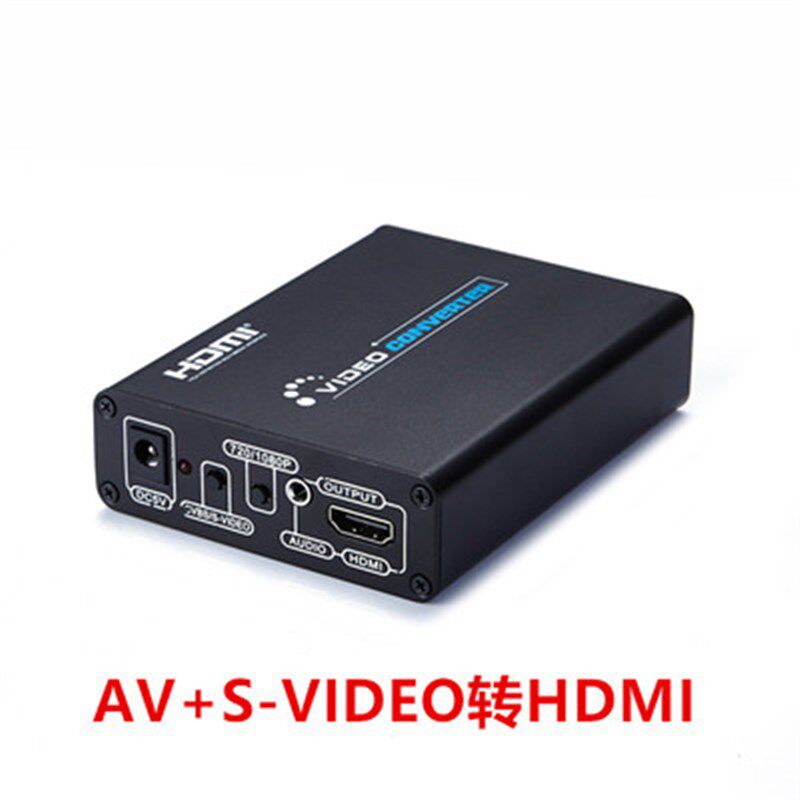 彩超机DVI转S端子svideo 视频转换器 DVI-转AV转换器HDMI转Svideo
