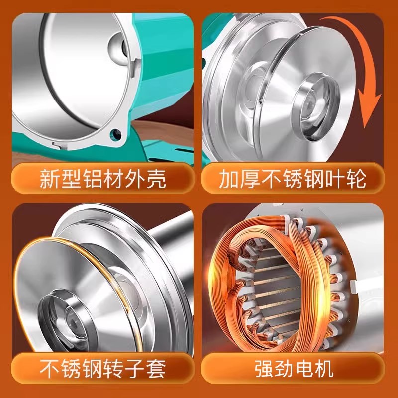 暖气循环帮浦家用屏蔽式热水循环回水220v管道水泵地热地暖循环水