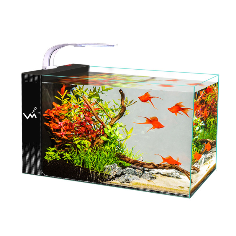 客厅家用迷你小中型生态创意水族箱超白侧滤免换水懒人自循环鱼缸