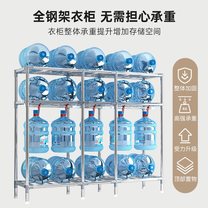简易衣柜家用组装布衣柜挂衣区多全钢架钢管加粗加固卧室收纳衣橱