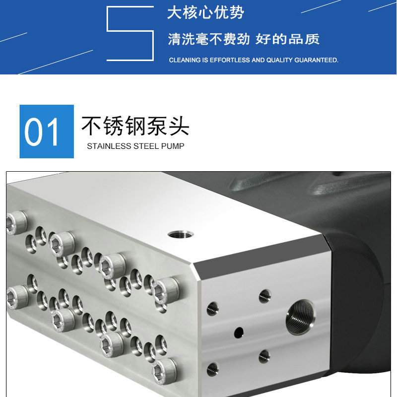 大功率1500bar工业级超高压船舶壳体除锈清洗机水枪海洋微生物