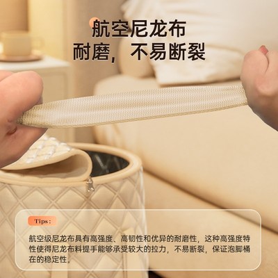 养生泡脚桶过膝小腿2024新x款家用高深加热恒温可折叠宿舍足浴袋